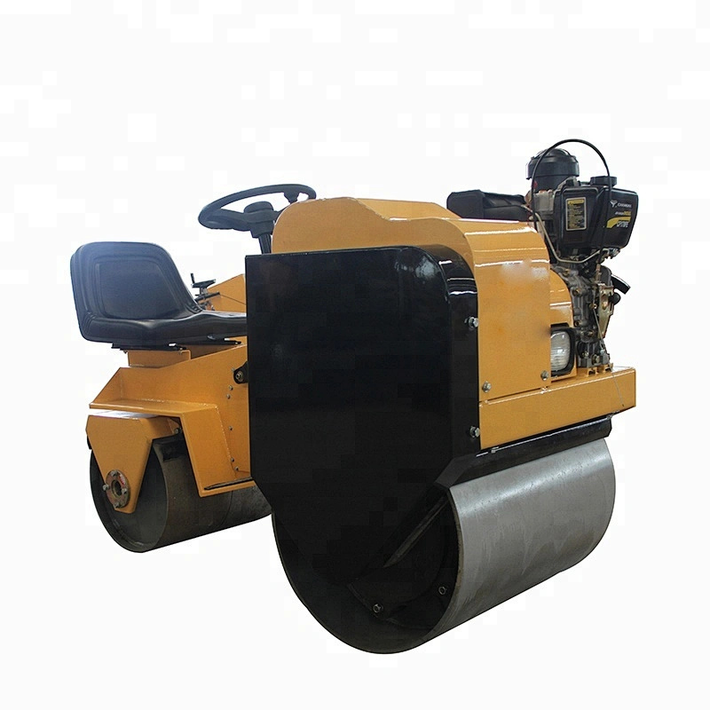 China 0.8 ton full hydraulic double drum road roller for hot sale