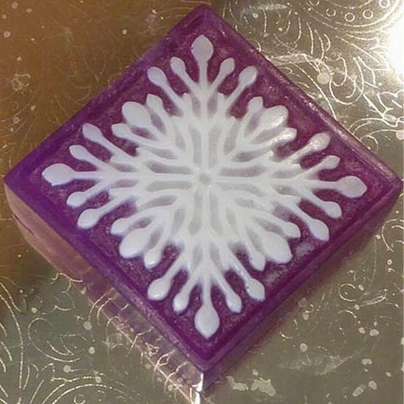 snowflake series Sugar Plum Fairies Soap Bar siliconw mold