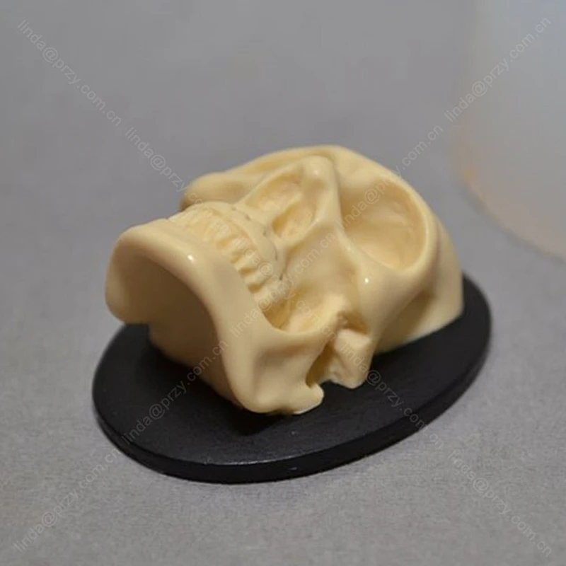 Skeleton head soap mould Silicone Halloween skeleton plaster Molds clay resin fondant Chocolate molds