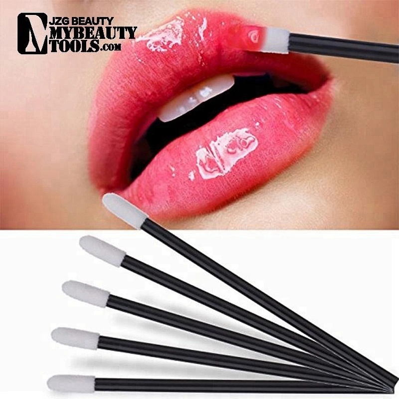 Makeup lip gloss brush and eyeshadow brush