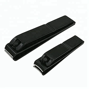 Cheap black nail clipper set stainless steel kits