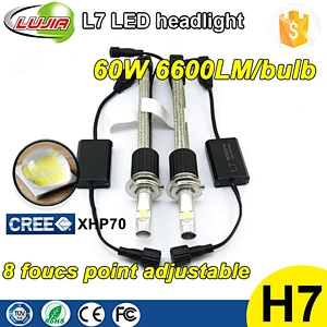 2017 Super Bright 4300K 6000K L7 xhp70 H7 led headlight bulb H11 H4 H13 H18 9012 9005(BH3) 9006(HB4) D1s d2s d3s d4s