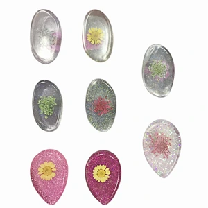 Hot selling silicone makeup sponge MakeUp Puff with flower and glitter