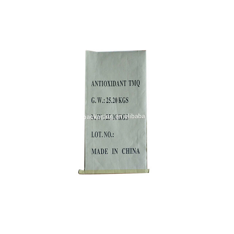 25kg strong pouch kraft paper laminated pp woven bag for frozen food