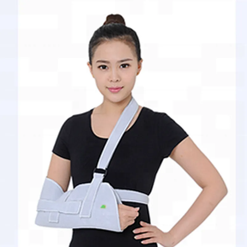 Medical Arm Sling Breathable Mesh Shoulder Immobilizer with Split Strap