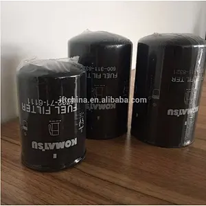 aftermarket OEM Fuel Oil Filter Element for excavator cartridge 6754-79-6140 600-182-2700 207-60-51200 6125-81-7032 600-181-4300