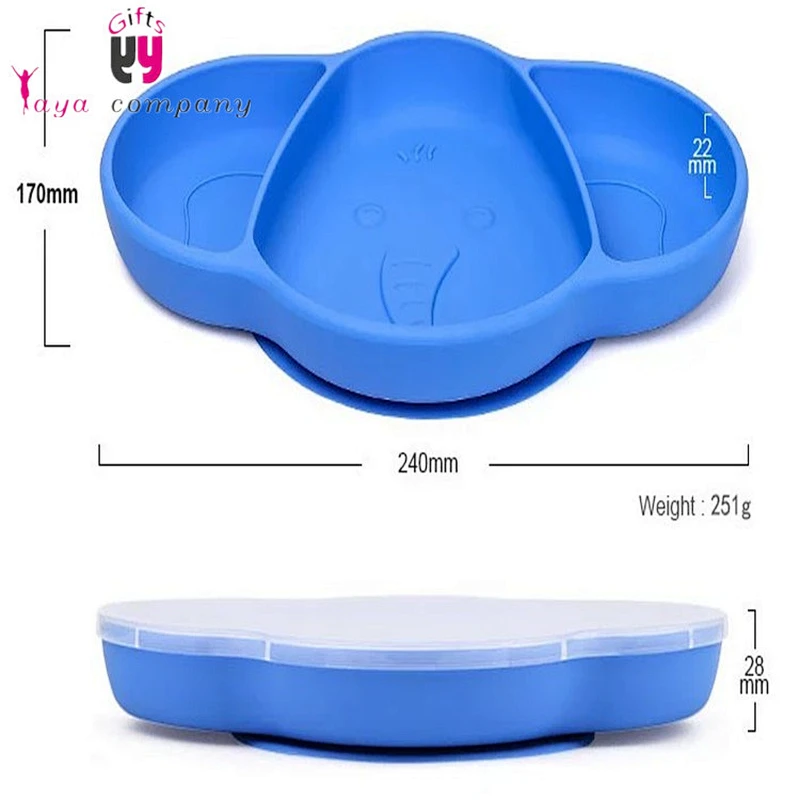 Easy to clean New design and Fashion silicone rubber placemat for kids