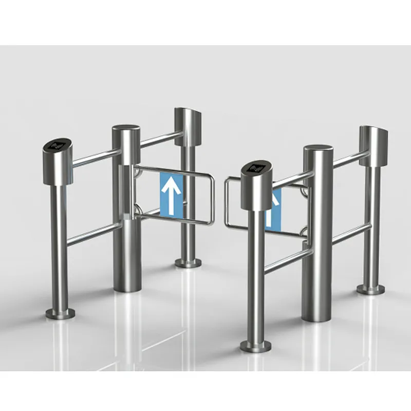 Pedestrian Access Safety Double Direction Cylinder Turnstile