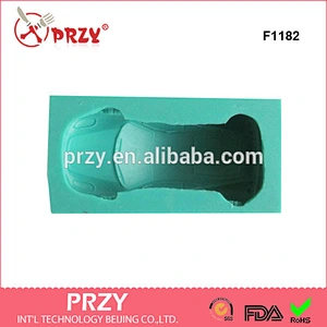 F1182 car shape fondant silicone mold car cake decoration silicone mold car silicone mold
