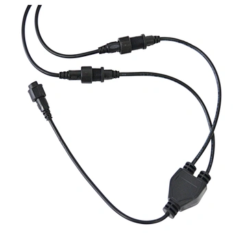 M12 2pin 3pin panel mount male female waterproof connector