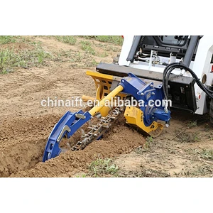 China 23HP mini loader trench digging machine for sale