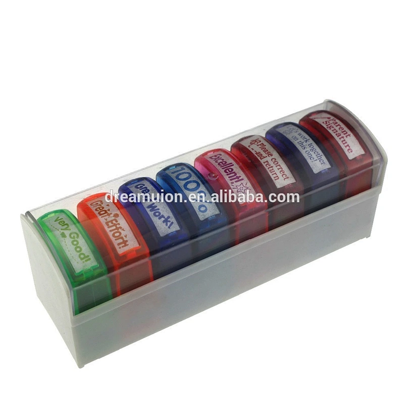 8 Self Inking Teaching Reward Stamps