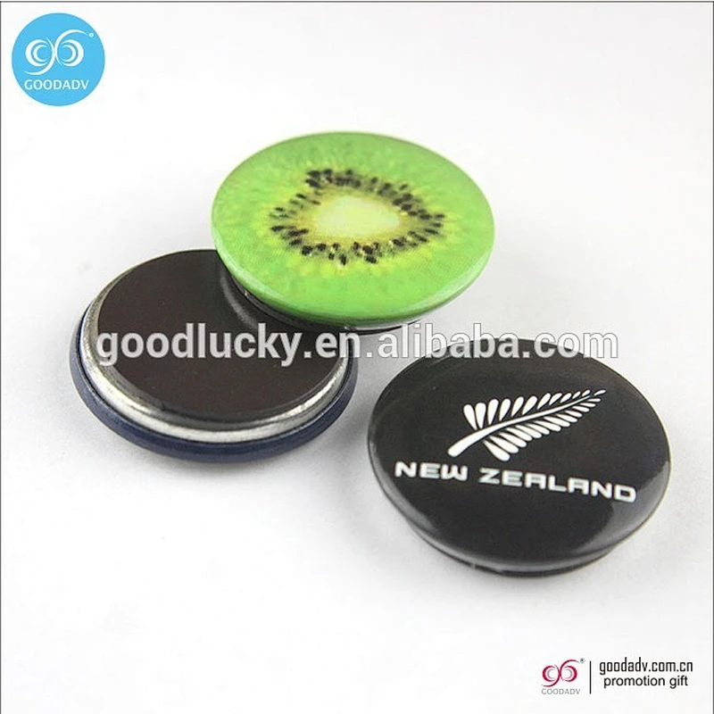 New arrival gift tin magnetic badge for promotion