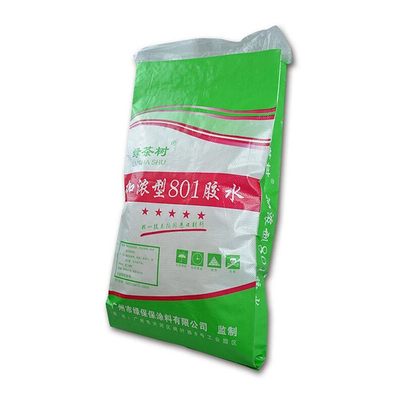 Color printing woven bag lining bag for industrial use for glue, building glue valve bag