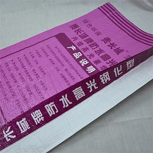 Top Sale pp woven bag for construction/20kg cement