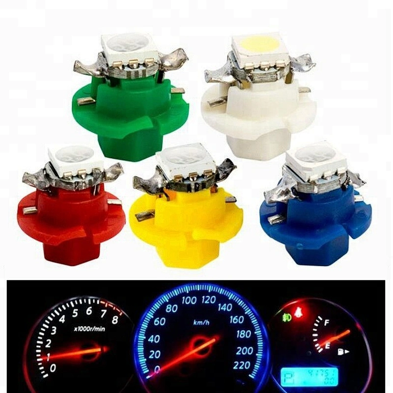 Wholesale Best Interior 12V Bulb 5050 1SMD W5W B8.3D B8.4D B8.5D Signal LED Dashboard Indicator Light