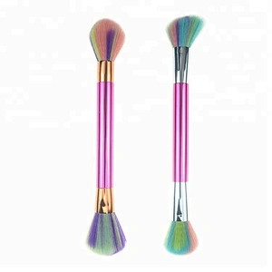 best selling professional double-end makeup brushes in usa private label foundation makeup brush set