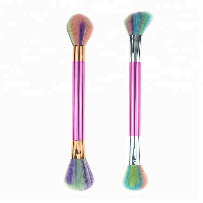 best selling professional double-end makeup brushes in usa private label foundation makeup brush set