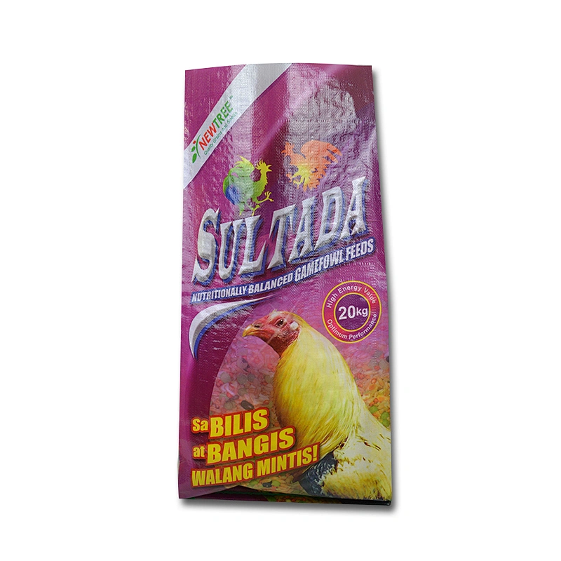 20kg 50kg PP woven bags for chicken feed packaging