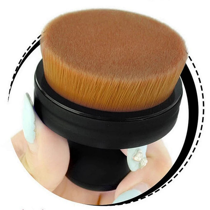 Professional cosmetics tools seal shape makeup foundation and blush brush