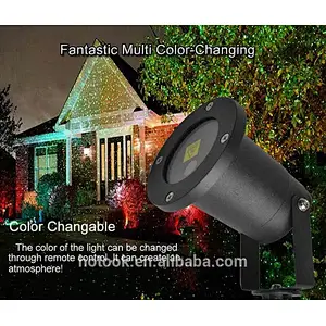 5W RGB LED Christmas Lights IP65 Landscape Lamp Remote Control Spotlight LED Laser Light Projector for Garden Outdoor Holiday