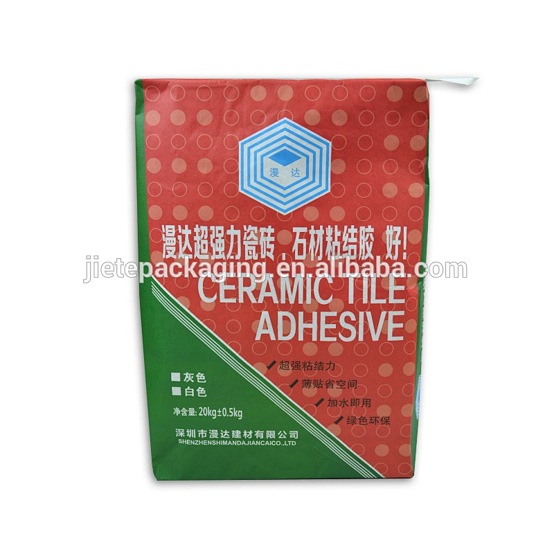 Side gusset cement, glue packaging kraft paper bag with valve port and block bottom