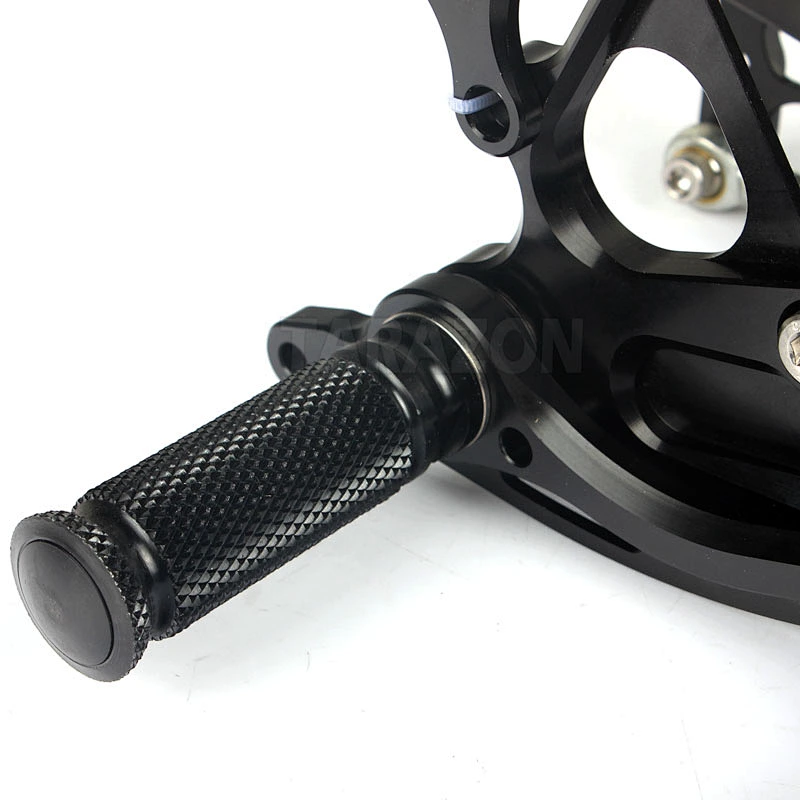 CNC motorcycle aluminum Adjustable Rear sets for Kawasaki
