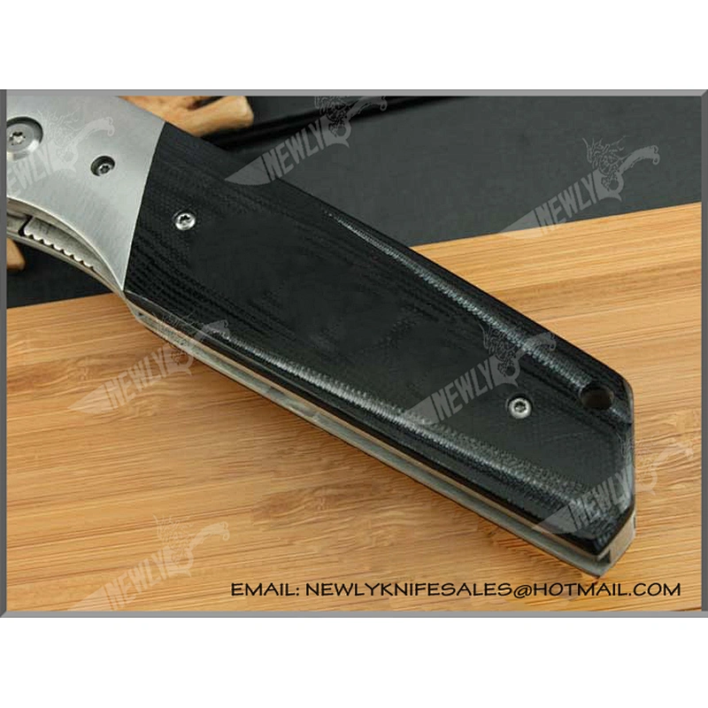 G10 Handle D2 Steel Pocket Knife Folding