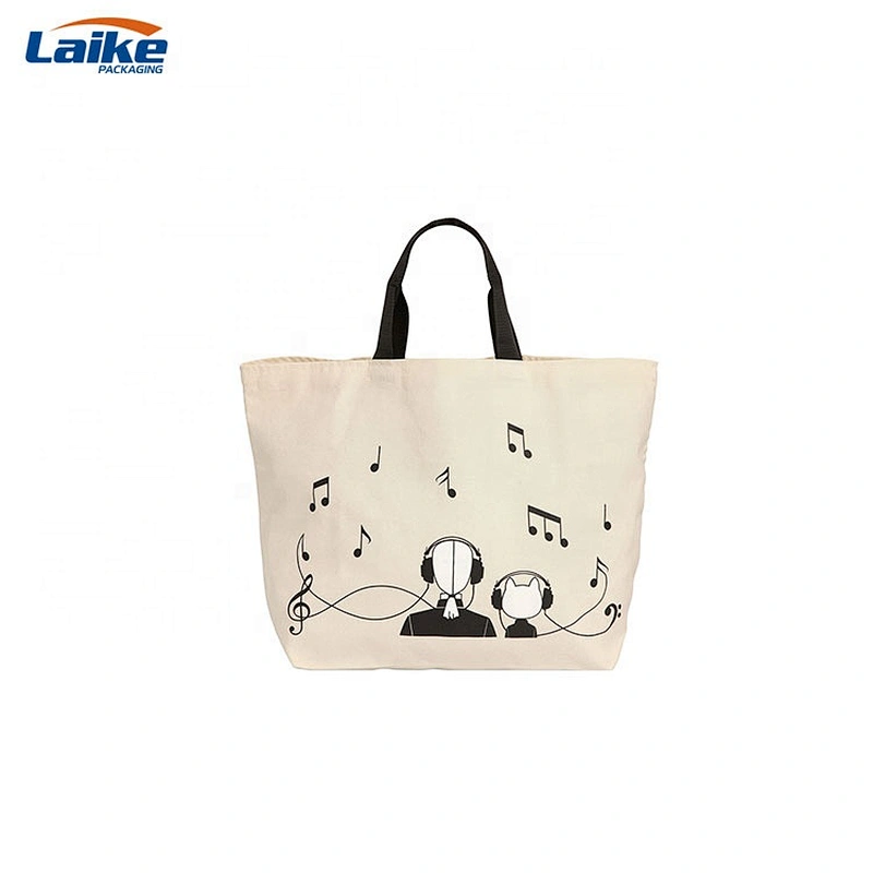 Fashion girls custom canvas beach shopping bag tote duck bag
