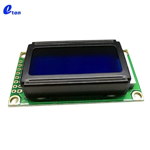 Hot Sale Best Price 16pin 8x2 0802 COB STN Blue Character Transflective Lcd Display Module