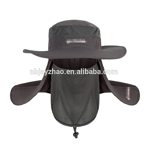 Waterproof Anti Uv Full Occlusion Fishing Hat, Outdoor Climbing Cap