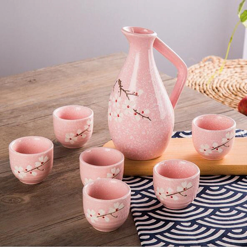 Popular Home Used Porcelain Tea Pot Cup Set  Handmade Ceramic Tea Set Customized Logo Door Gifts