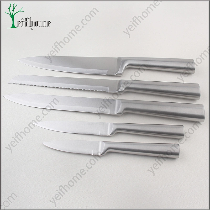 Professional stainless steel 5 pcs kitchen knife set