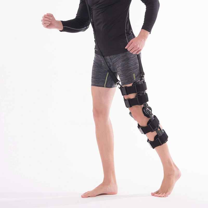FDA CE Certificated Medical Knee Support Adjustable Hinged Knee Brace For Pain Relief