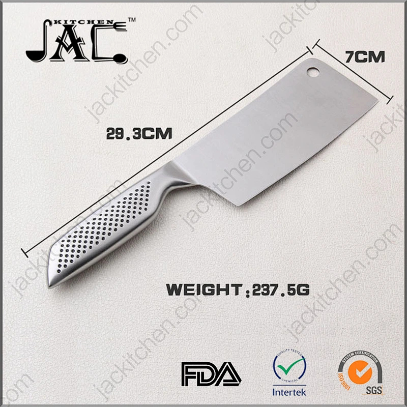 Professional Yangjiang High Quality Full Stainless Steel Kitchen Cleaver Chopper Cutting Knife