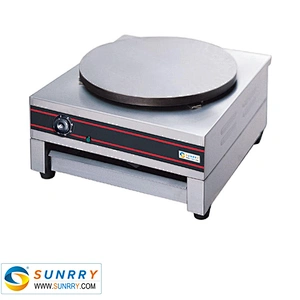 Electric crepe maker with single square head and 400 mm diameter crepe maker machine for pancake (SUNRRY SY-CG1)