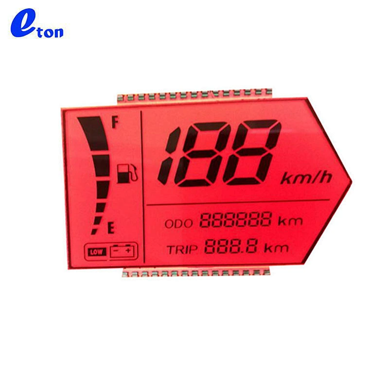 HTN lcd transparent display for motorbike