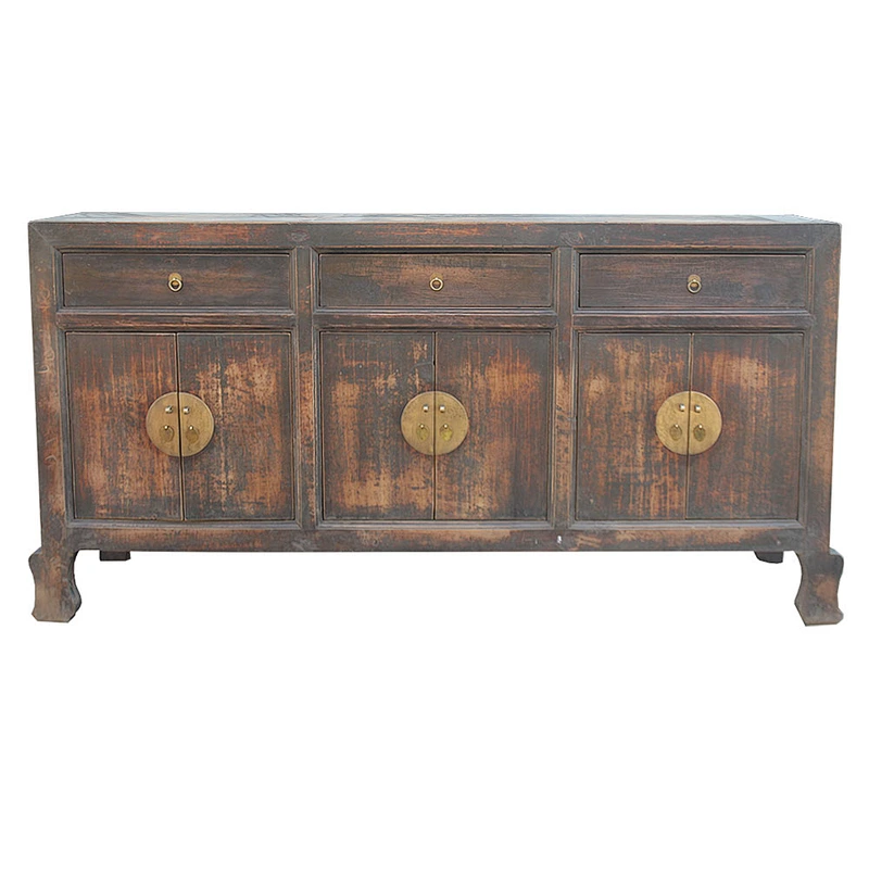 beijing chinese antique wood sideboard, vintage industrial furniture