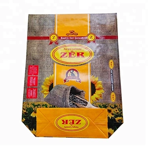 100% virgin pp agricultural sunflower seed PP woven packing bags, corn starch packaging bag
