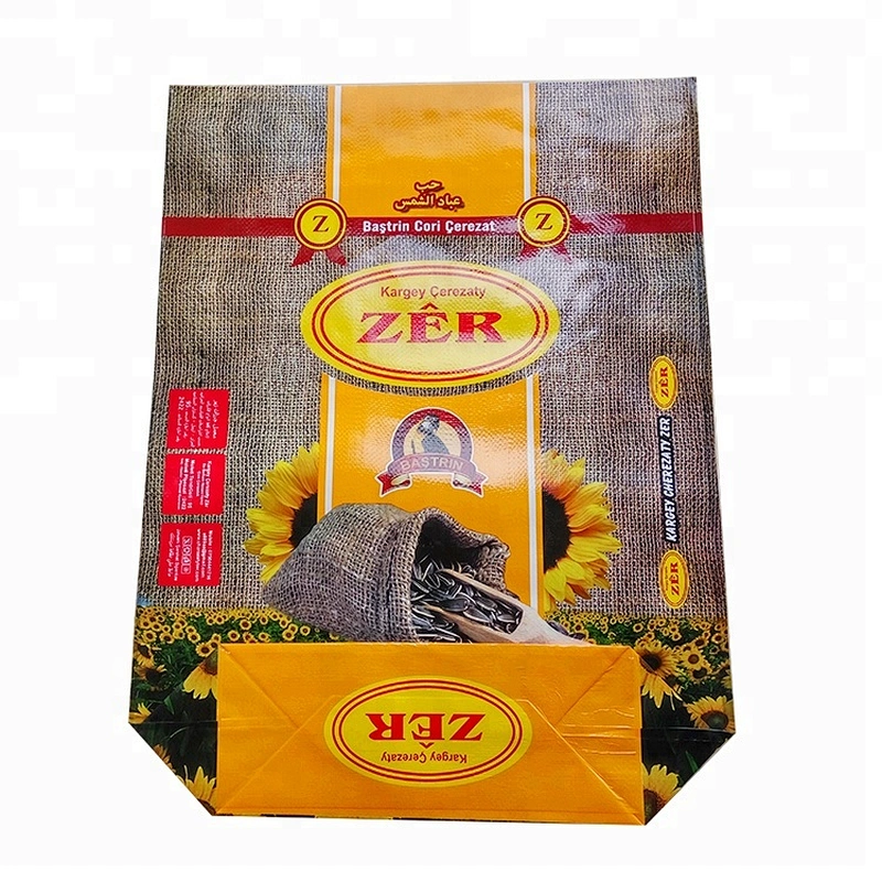 100% virgin pp agricultural sunflower seed PP woven packing bags, corn starch packaging bag