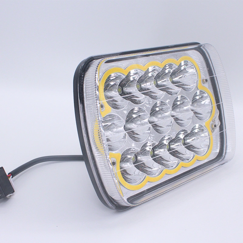 Lightech Auto Car 45w Square 5x7 Led Headlight For Jeep Wrangler