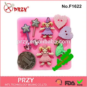 2015 hotsale eco-friendly Magic wand silicone molds for fondant