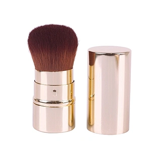 Cosmetic tools new design makeup blush powder foundation facial retractable kabuki brush