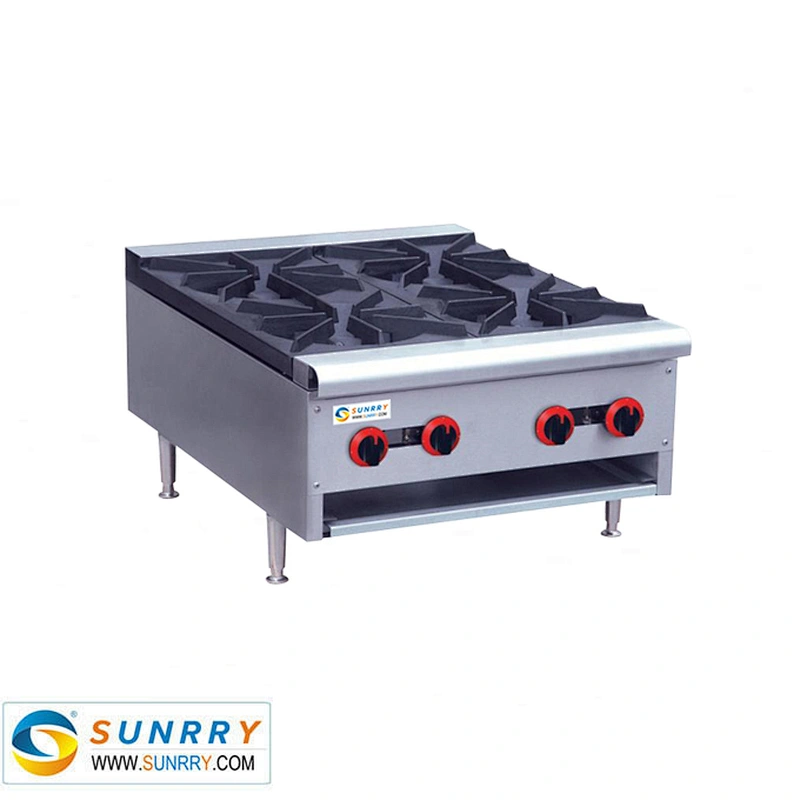 Commercial equipment built-in portable 4 burner freestanding gas stove cooker temperature control valve for sale
