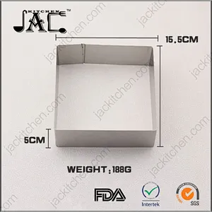 2017 Newest Gadgets Stainless Steel Rectangle Shape Mould