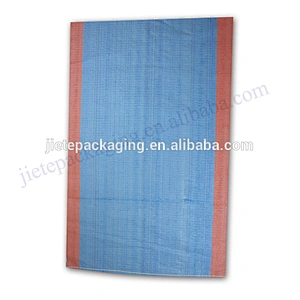 Customized blue pp woven packaging bag wheat flour sacks for fertilizer,sand,feed,rice,sugar,cement