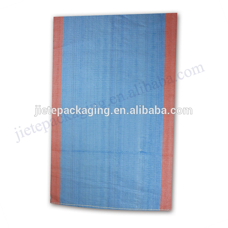 Customized blue pp woven packaging bag wheat flour sacks for fertilizer,sand,feed,rice,sugar,cement