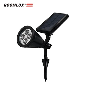 4 Leds Warm White Garden Led Solar Lights Outdoor solar light control CE RoHS