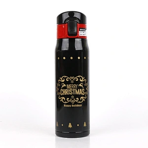 New Style Double Wall Vacuum Cup Bounce Water Bottle Stainless Steel Vacuum Flask for Christmas Gift