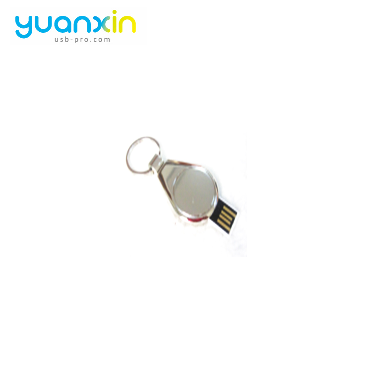 Custom Mini Pen Metal Key Shape Swivel Credit Card Usb Flash Drive